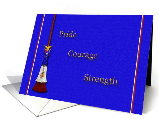 Pride, Courage and Strength card (452425)