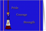 Pride, Courage and Strength card