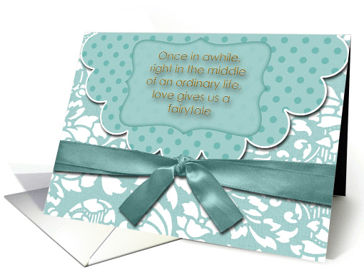 Love Gives Us a Fairytale Save the Date card (549460)