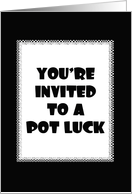 Invite To A Potluck card