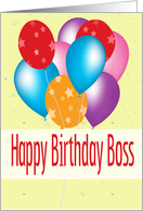 Birthday Card For Boss card