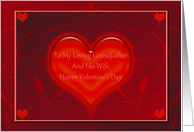 Valentine’s Day Card For Grandfather and His Wife card