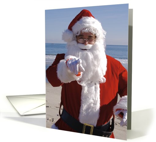 Santa Wants You... card (303752)