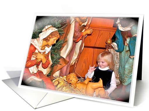 Merry Christmas Baby Jesus card (708141)