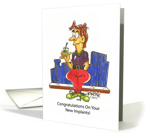 Get Well New Hips Man card (1081952)