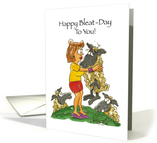 Happy Bleat Day Birthday card (1432758)