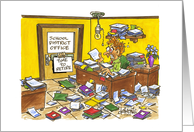 Retirement teacher Humor card