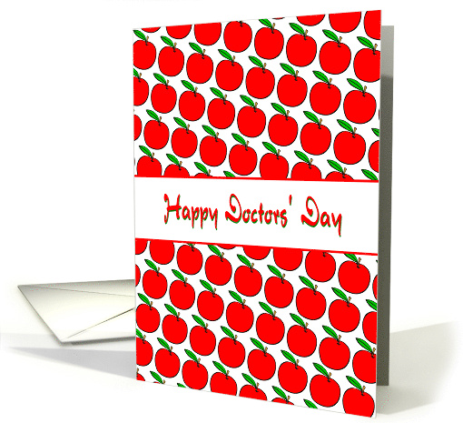 Doctors' Day Apples Thank you card (1059121)