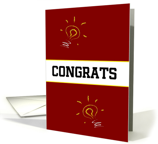 Congratulations On Your Retirement/Electrician/Bulbs card (1147926)