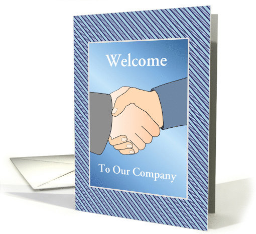 Business Welcome To Our Company/Handshake/Custom card (1171582)