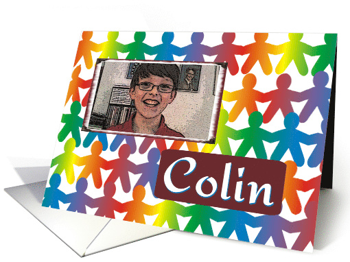 Happy Birthday Colin From Your Friends Around The World card (1234422)
