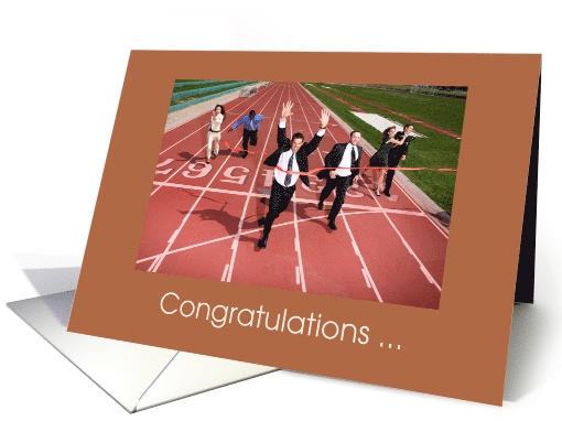 Congratulations You Did It Business Deal card (1250570)