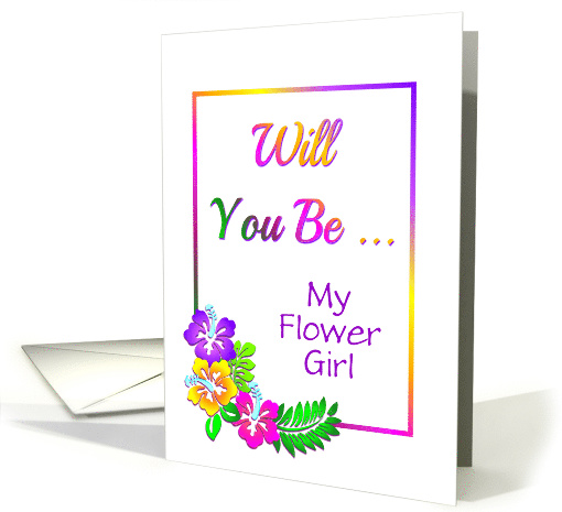 Will You Be/My Flower Girl/Custom card (1349142)