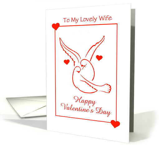 Valentine's Day/Doves/Hearts/Love/For Wife/Custom card (1352728)