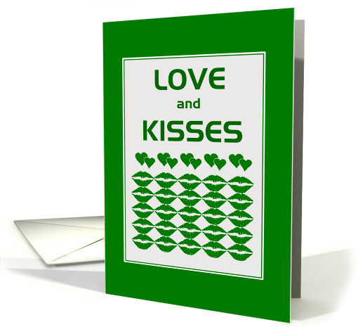 St. Patricks Day/Lips And Hearts/Love and Kisses/Custom card (1363378)