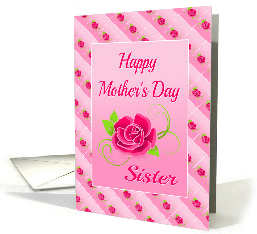 Mother's Day Rose For Sister card (1376738)