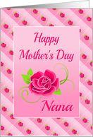 Mother’s Day Rose For Nana card