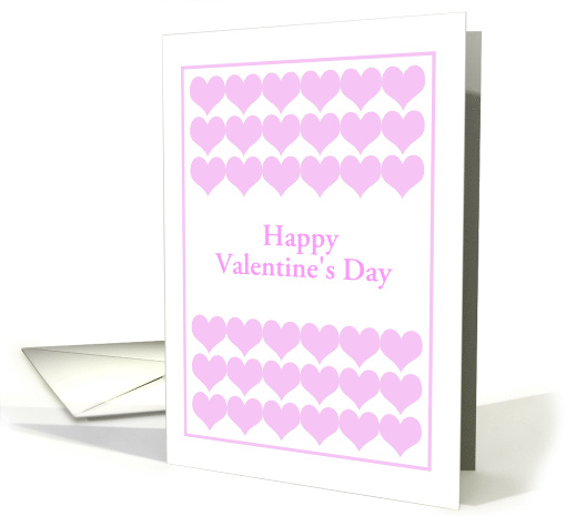 Pink Hearts For Your Valentine-Custom card (1421450)