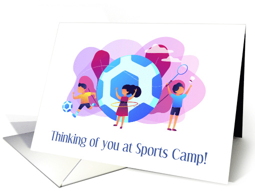 Thinking Of You At Sports Camp Blue For Boys card (1573448)