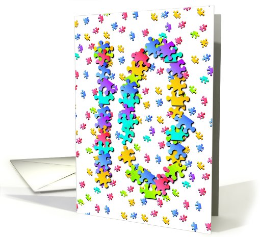 Happy Birthday-Age10 card (408601)