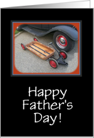 Father’s Day-Classic Car and Vintage Wagon-Custom Card