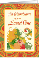 Thanksgiving-In Remembrance-Autumn Colors card