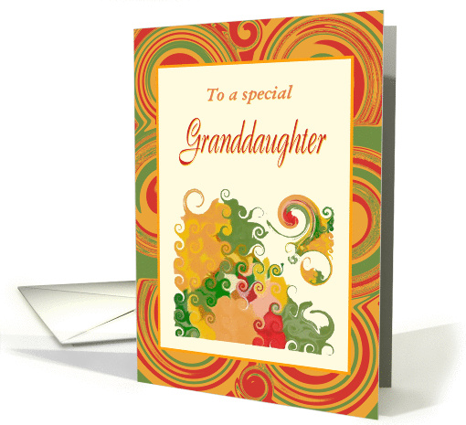 Thanksgiving-For Granddaughter-Autumn Colors card (523092)