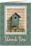 Thank You-Helping Me Move-Bird House card