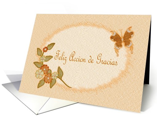 Thanksgiving-Spanish-Fall Foliage-Butterfly-Digital Design card