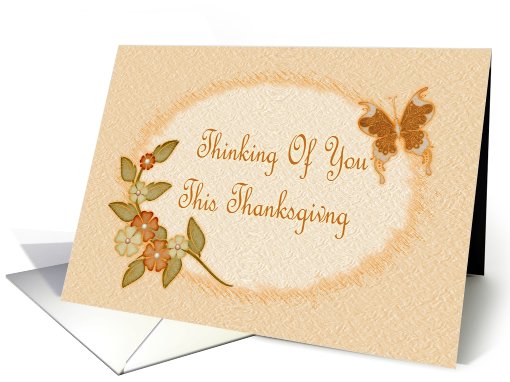 Thanksgiving-Remembrance-Fall Foliage-Butterfly-Digital Design card