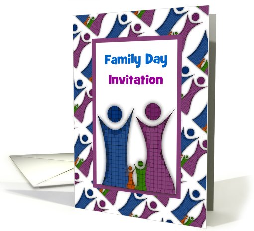 Family Day-Invitation-Mosaic Design Family card (919200)