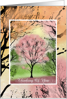 Thinking Of You With Beautiful Autumn Trees card