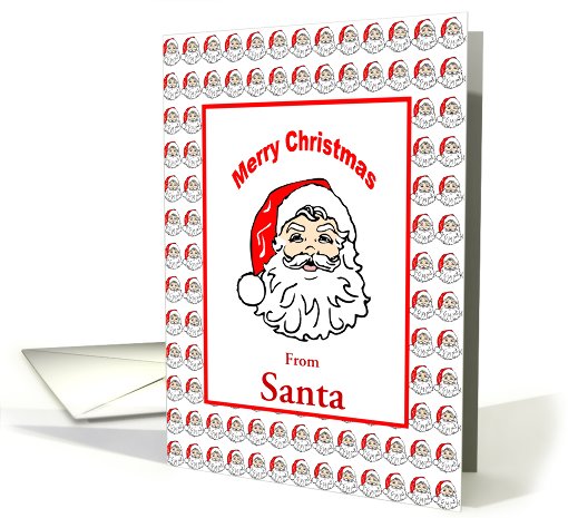 Merry Christmas-From Santa-Santa Claus-Custom card (986679)