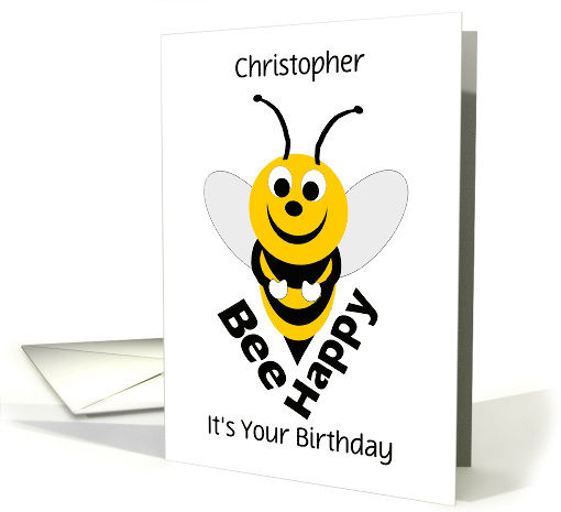 Bee Custom Birthday card (1388438)