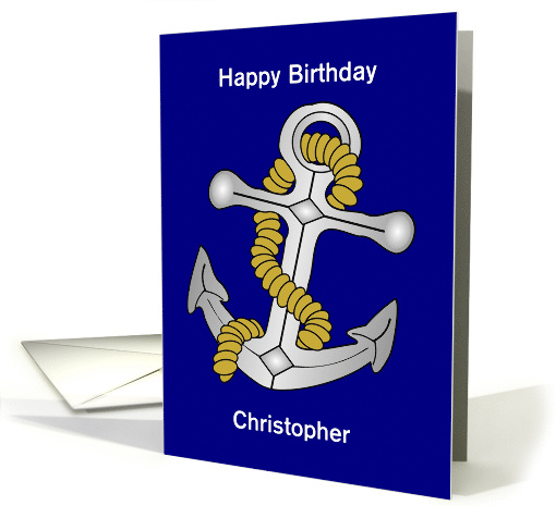 Anchor Custom Birthday card (1388976)