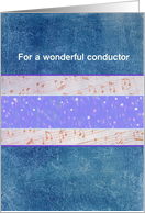 Custom Birthday Illustrated Musical Notes card