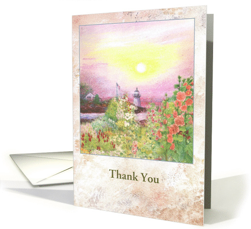 Thank You, Lighthouse Beach Cottage card (1473460)