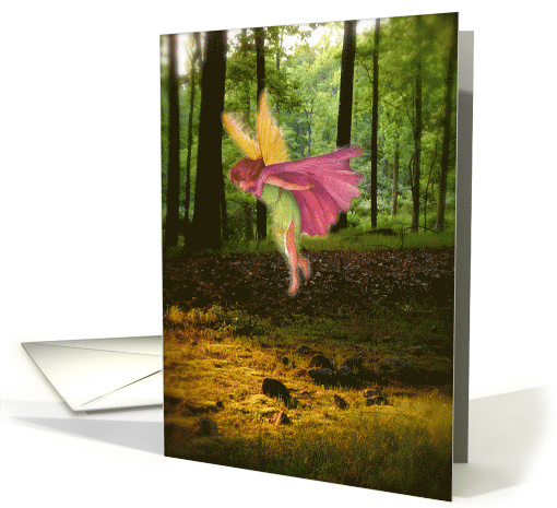 Magical Woodland Fairy Any Occasion card (528007)