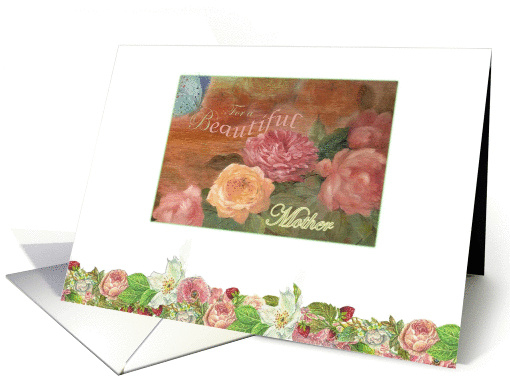 Beautiful Mother Lovely Roses Birthday Wish card (843005)