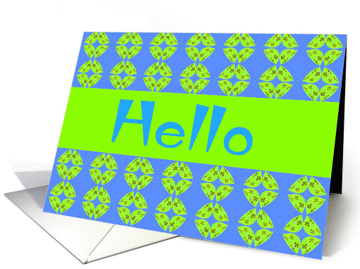 Hello card (272127)