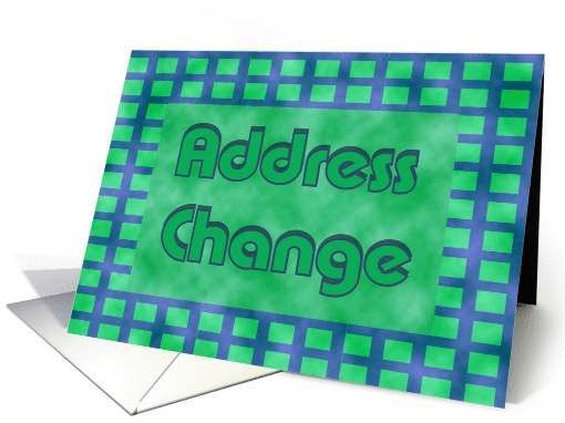 Address Change card (277461)