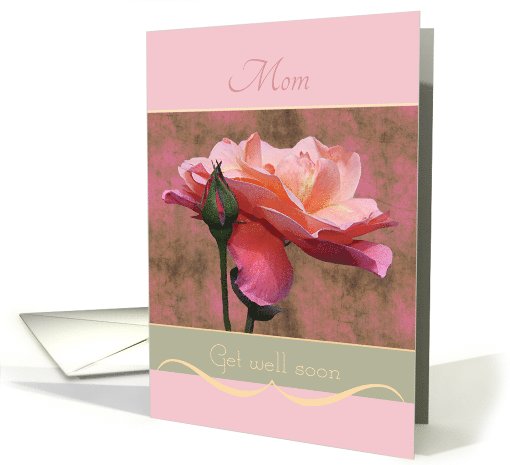 Mom Get well soon Roses card (1060297)