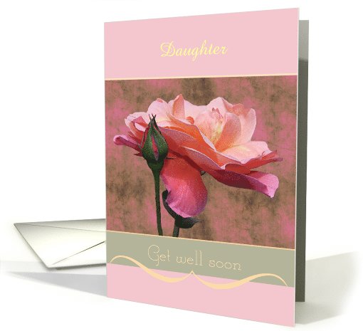 Get well soon Roses custom relationship/name card (1060301)