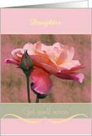 Get well soon Roses custom relationship/name card