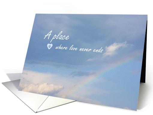 Heavenly Rainbow Pet Sympathy card (1173638)