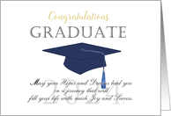 2024 Blue Cap Congratulations HS Graduate card