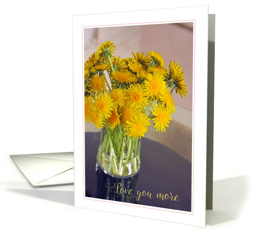 Yellow Birthday Bouquet for Mom card (1734064)