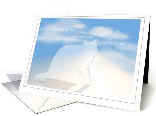 A Place in My Heart 'loss of cat' card (394970)