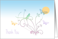 Springtime Thank You card