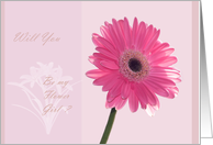 Will You be my Flower Girl? card